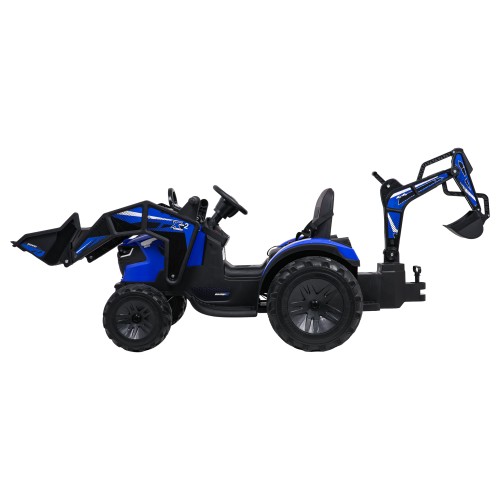 Traktor s prívesom 720-T modrý