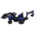 Traktor s prívesom 720-T modrý