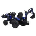 Traktor s prívesom 720-T modrý