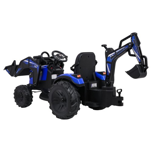 Traktor s prívesom 720-T modrý