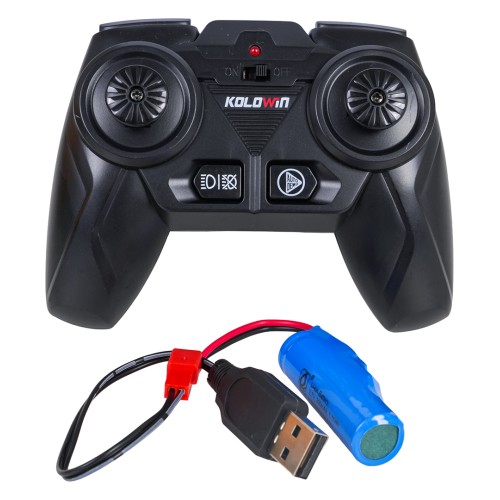 Ťahač s otvárateľným žltým návesom R/C 1:24