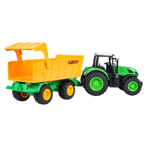 Ťahač s otvárateľným žltým návesom R/C 1:24
