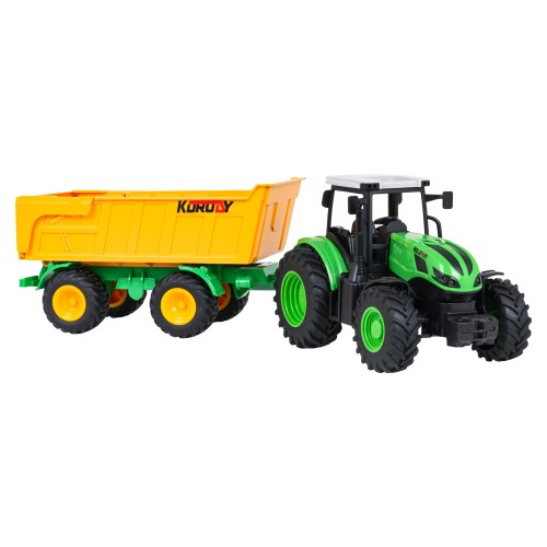 Ťahač s otvárateľným žltým návesom R/C 1:24