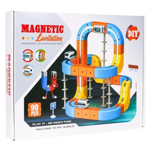 Magnetické farebné železnice 90el.