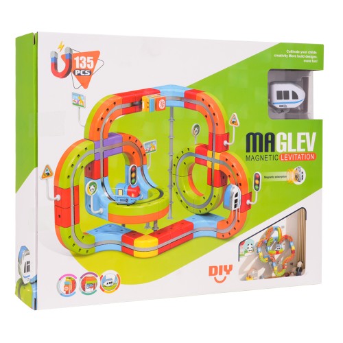 Magnetické farebné železnice 135el.