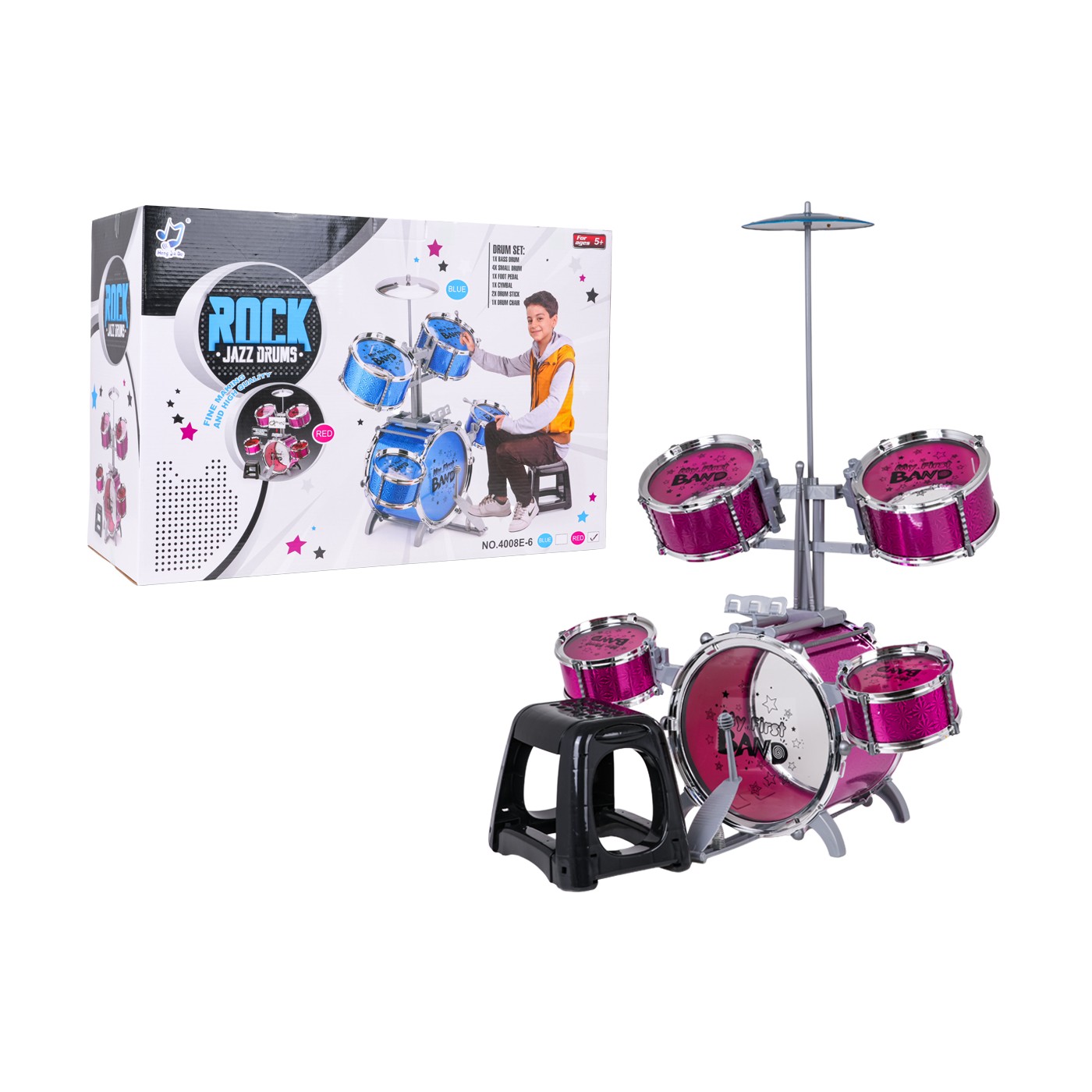 ROCK BAND Large Percussion Red