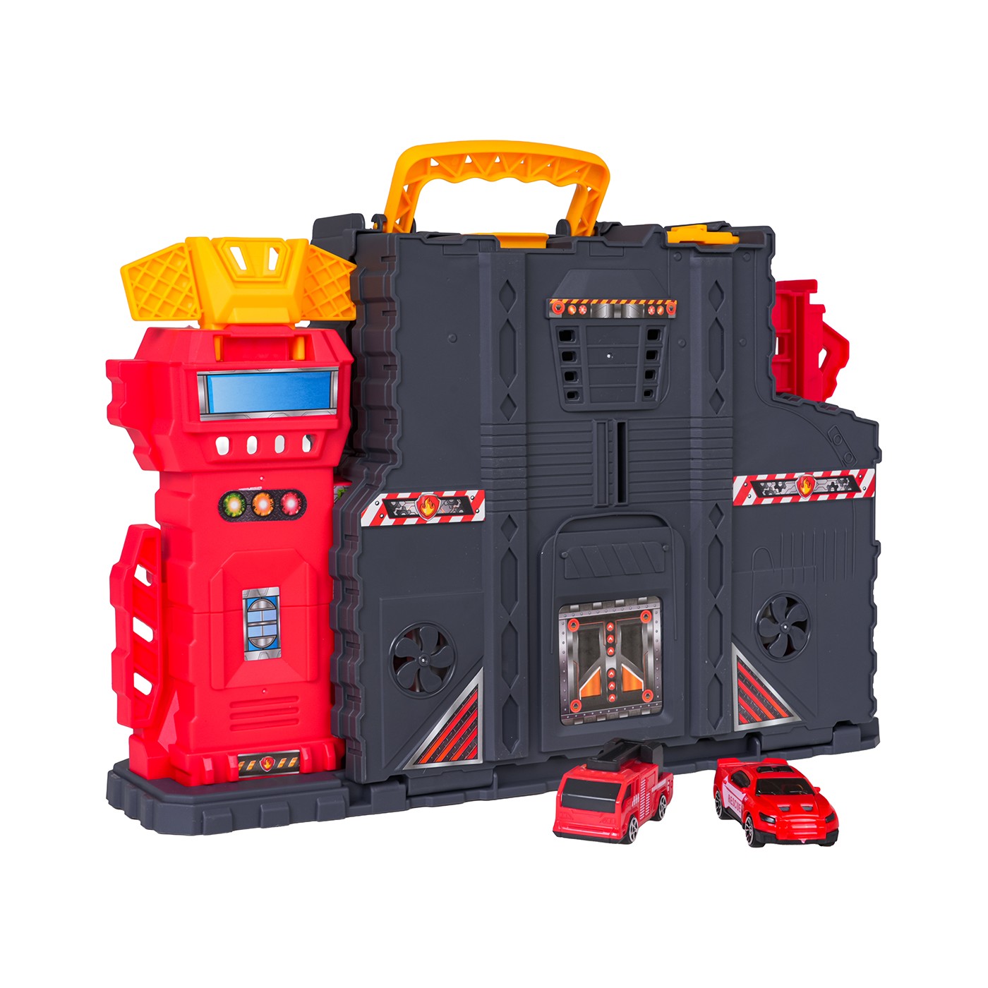 Skladacie parkovisko s kufríkom + príslušenstvo Fire Brigade Edition