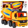Stavebná betonárka pre deti 3+ Realistický model 1:10 + Pohyblivé časti + Otočná miešačka