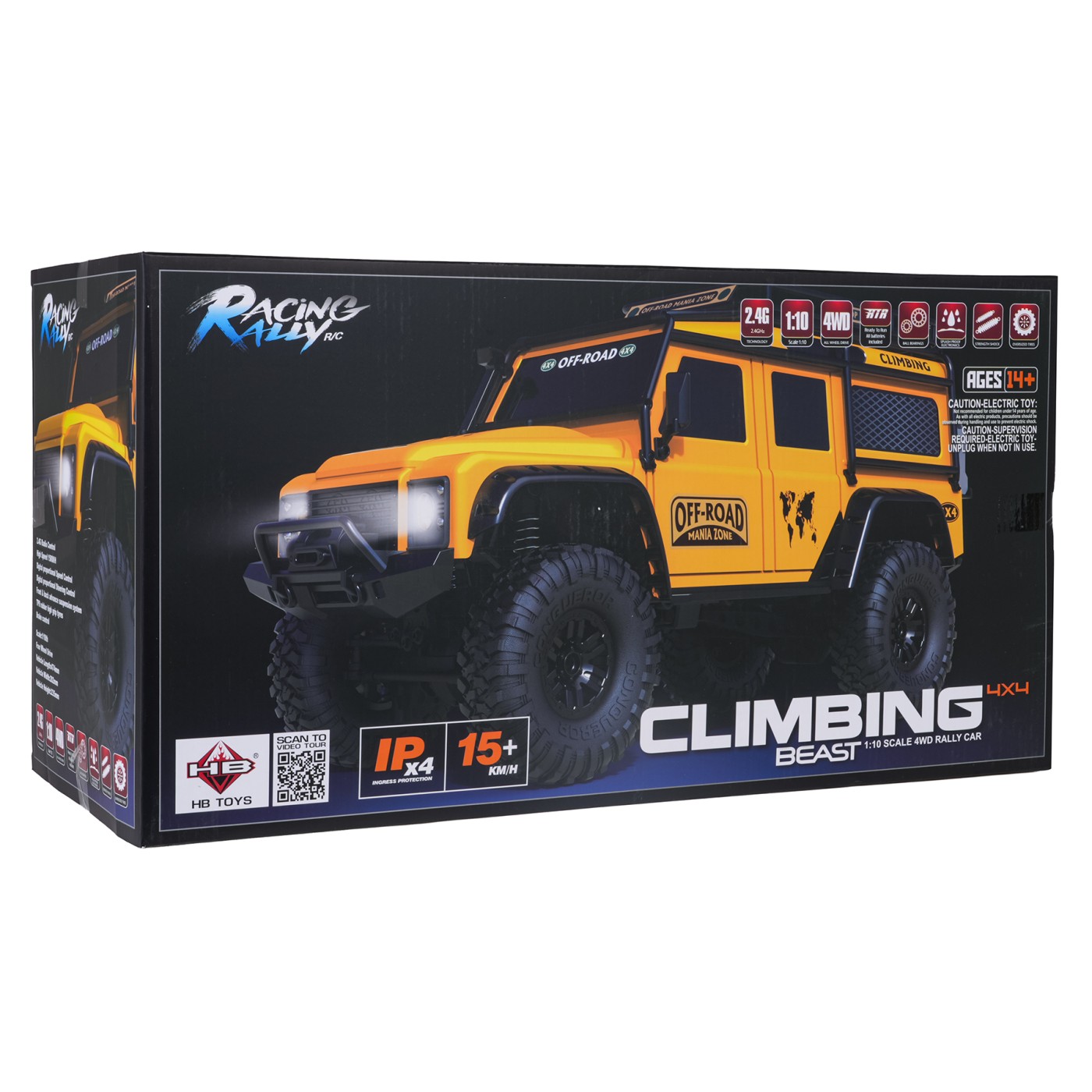 R/C terénne auto CLIMBING BEAST 4x4 1:10 Sandy
