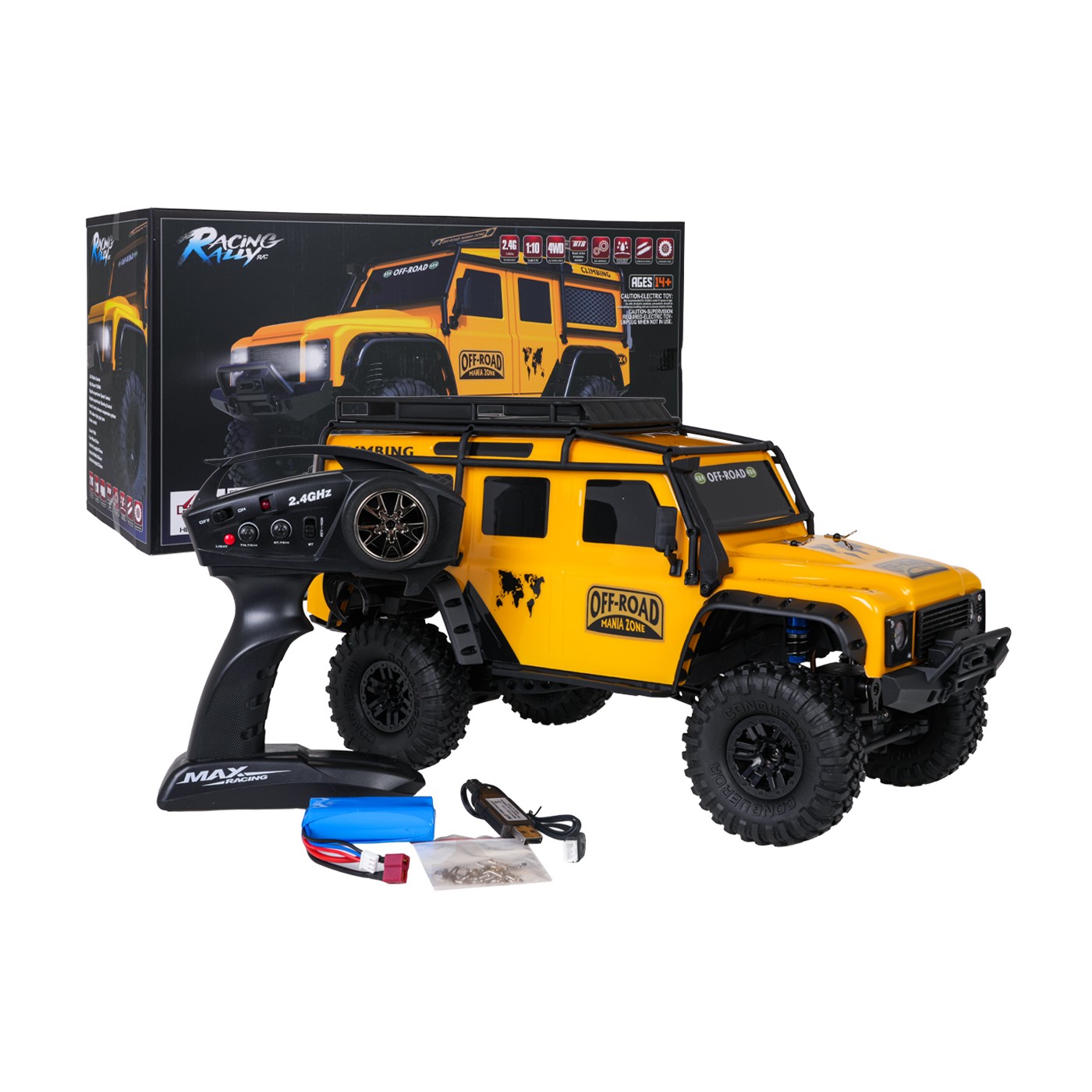 R/C terénne auto CLIMBING BEAST 4x4 1:10 Sandy