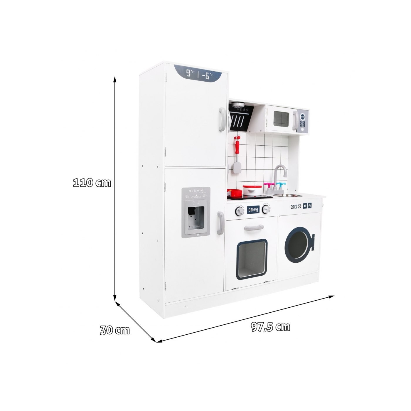 Mega Drevená Kuchyňa s Efektmi Svetla a Zvuku