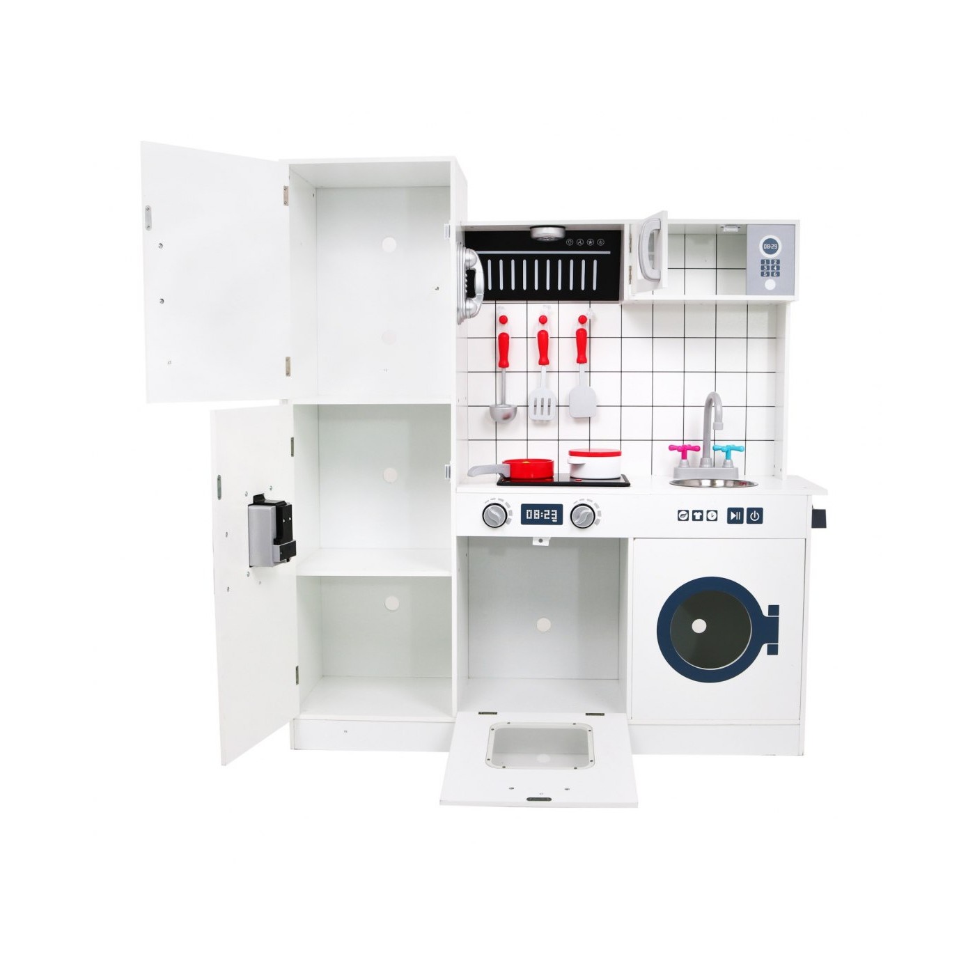 Mega Drevená Kuchyňa s Efektmi Svetla a Zvuku