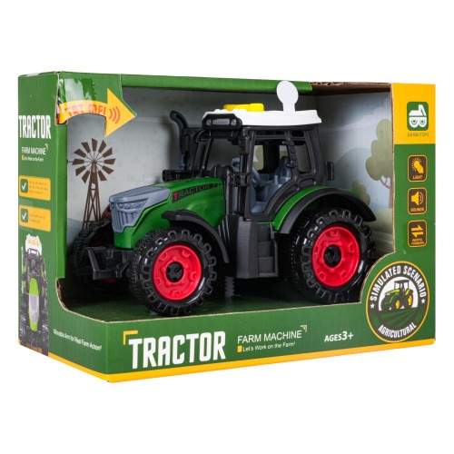 Traktor so svetelnou a zvukovou funkciou Tmavo zelená