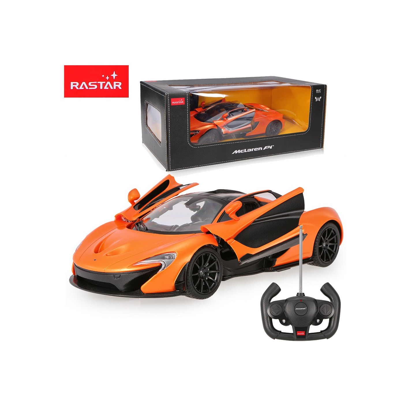 Autíčko R C McLaren P1 GTR Oranžový 1 14 RASTAR