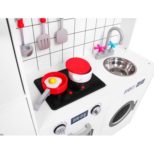 Mega Drevená Kuchyňa s Efektmi Svetla a Zvuku