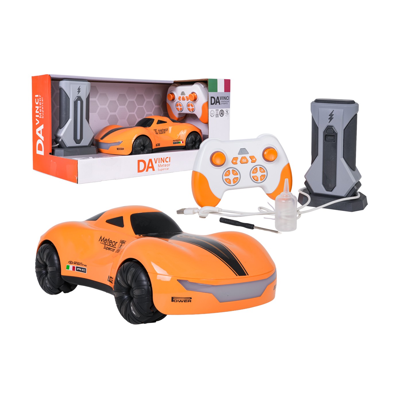 R/C auto s nabíjacou stanicou VINCI Orange