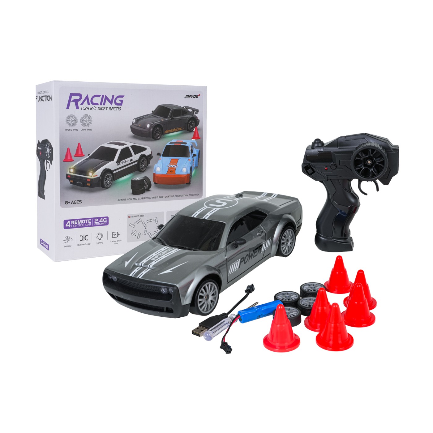 R/C Drift Car 1:24 + príslušenstvo