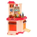Ružová kuchyňa pre deti 3+ Rádio + Interaktívny horák + Funkcia pary + Príslušenstvo