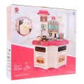 Ružová kuchyňa pre deti 3+ Rádio + Interaktívny horák + Funkcia pary + Príslušenstvo