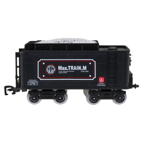 Veľká železnica s funkciou Dymu pre deti 5+ Koľaje na zostavenie + Vlak s vagónmi