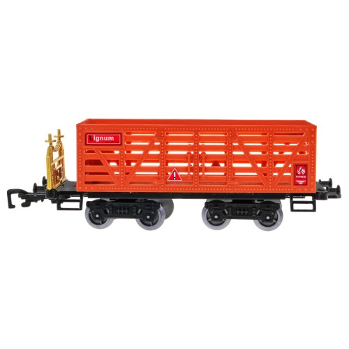 Veľká železnica s funkciou Dymu pre deti 5+ Koľaje na zostavenie + Vlak s vagónmi