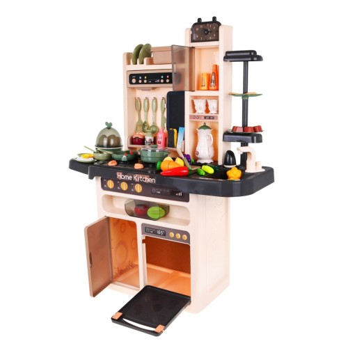 Štýlová kuchyňa pre deti 3+ Kran s vodou + Interaktívny horák s parou + Audio panel 65 ks.