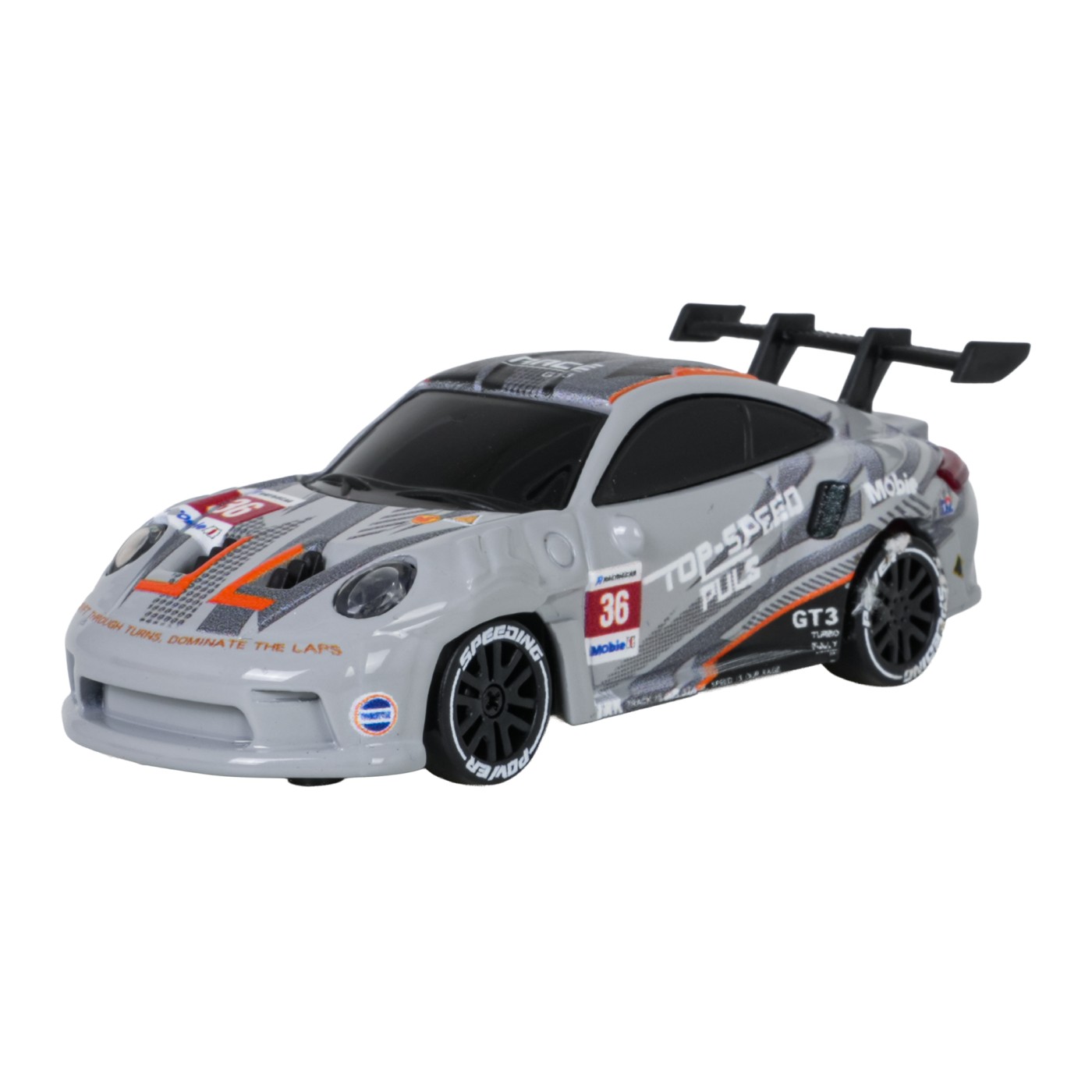 Autíčko 1:64 R/C TOP SPEED na driftovanie, šedé