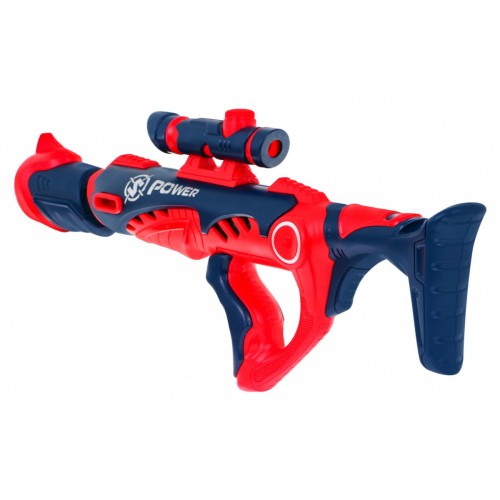 Ručná puška pre deti 6+ Pružinový mechanizmus + Mieridlo + 12 nábojov Pienkové guličky