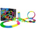 Svietiaci v tme závodný okruh pre deti 3+ Slučky 360 + Výšky 166 ks. + 2 autíčka LED