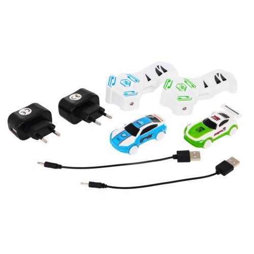 Svietiaci v tme závodný okruh pre deti 3+ Slučky 360 + 2 autíčka LED + 2 ovládače