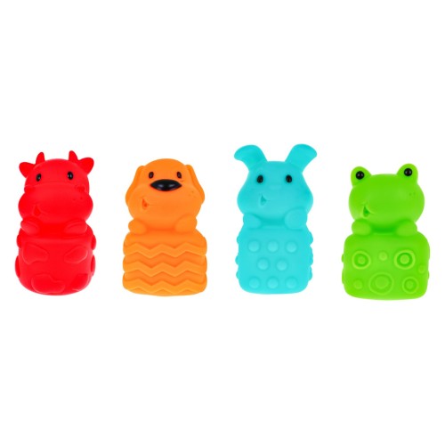 Mega sada 20 mäkkých guličiek kocky zvieratá pre deti 6m+ Senzorická hračka Rehabilitácia rúk