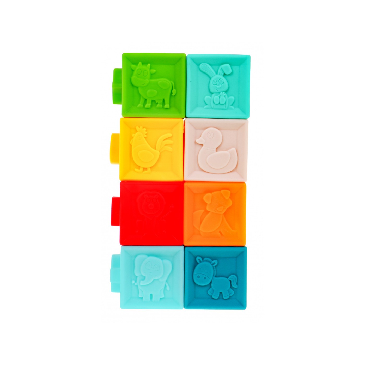 Mega sada 20 mäkkých guličiek kocky zvieratá pre deti 6m+ Senzorická hračka Rehabilitácia rúk