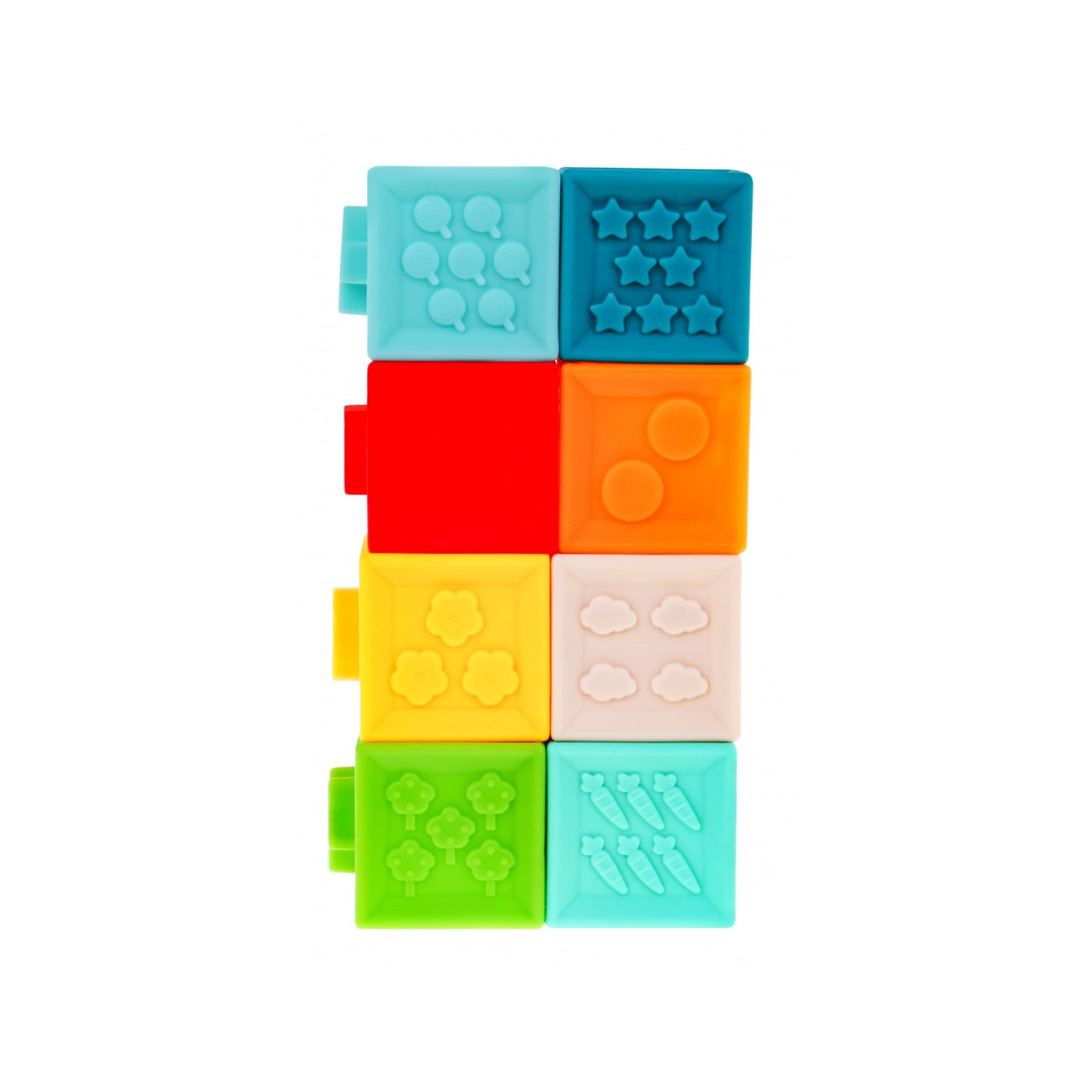 Mega sada 20 mäkkých guličiek kocky zvieratá pre deti 6m+ Senzorická hračka Rehabilitácia rúk